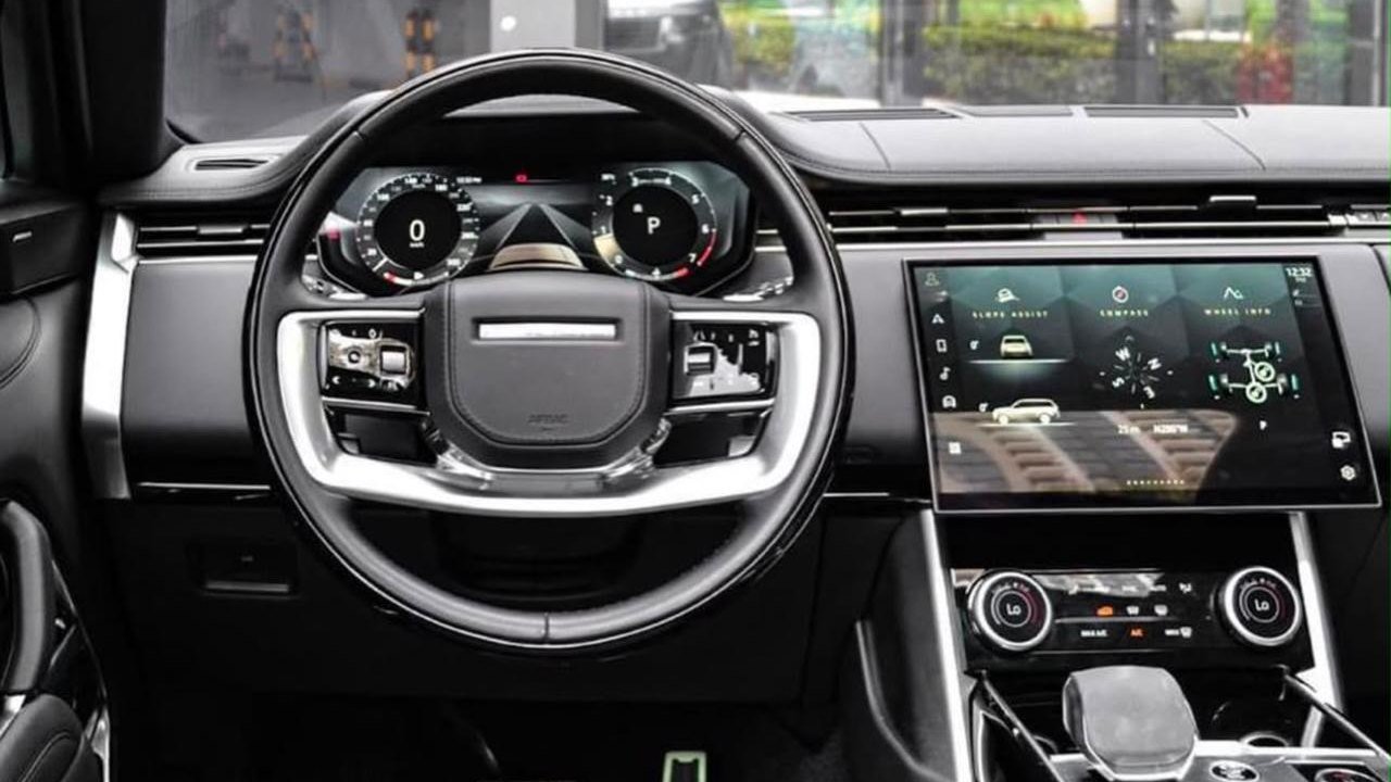 A Range Rover from the fleet, prepared for handover